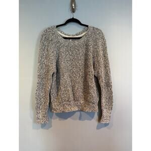 Free People Marled Knit Long Sleeve Sweater – Size Medium